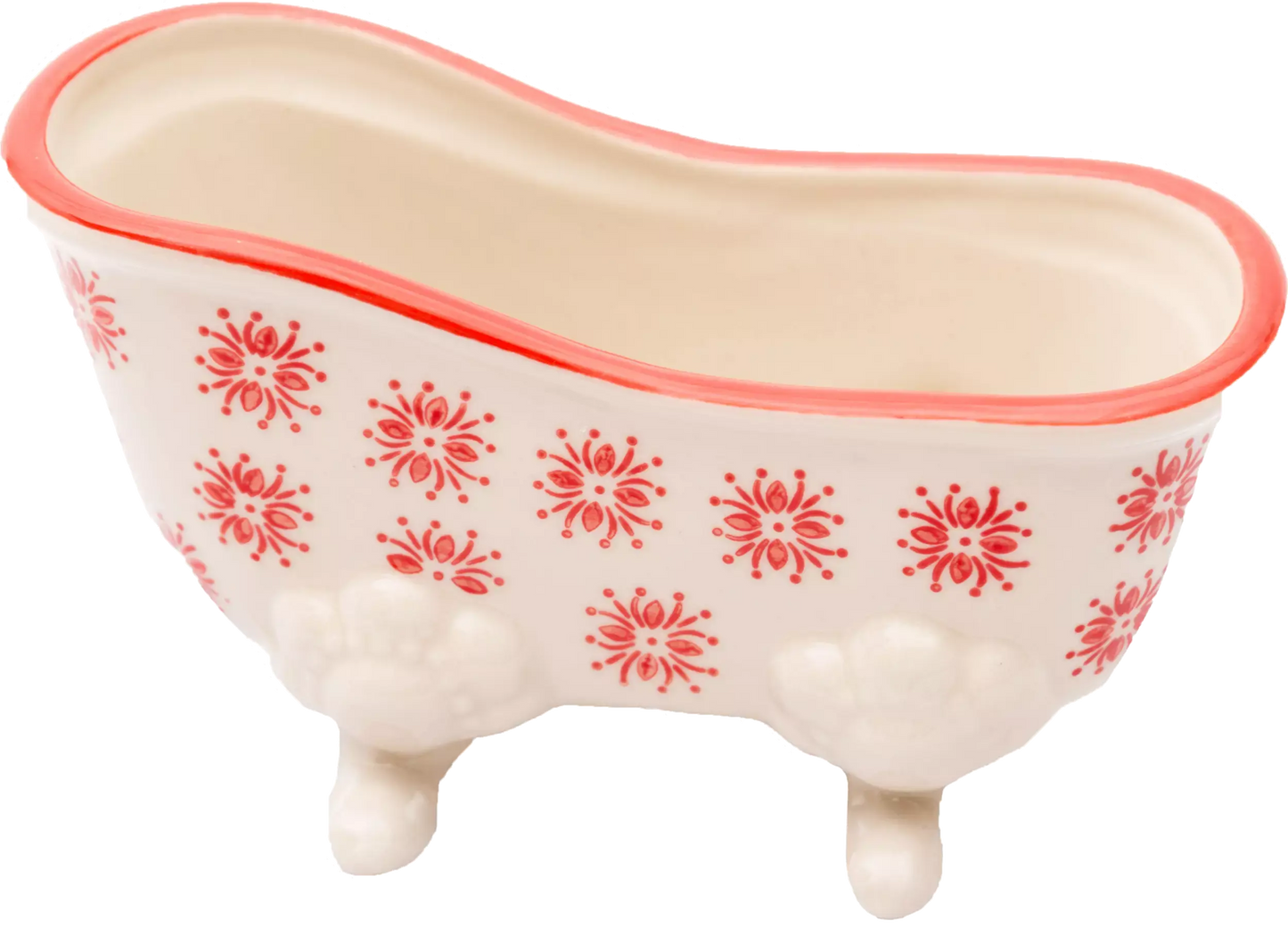 Porte Savon Baignoire Rouge Éffluves Provençales
