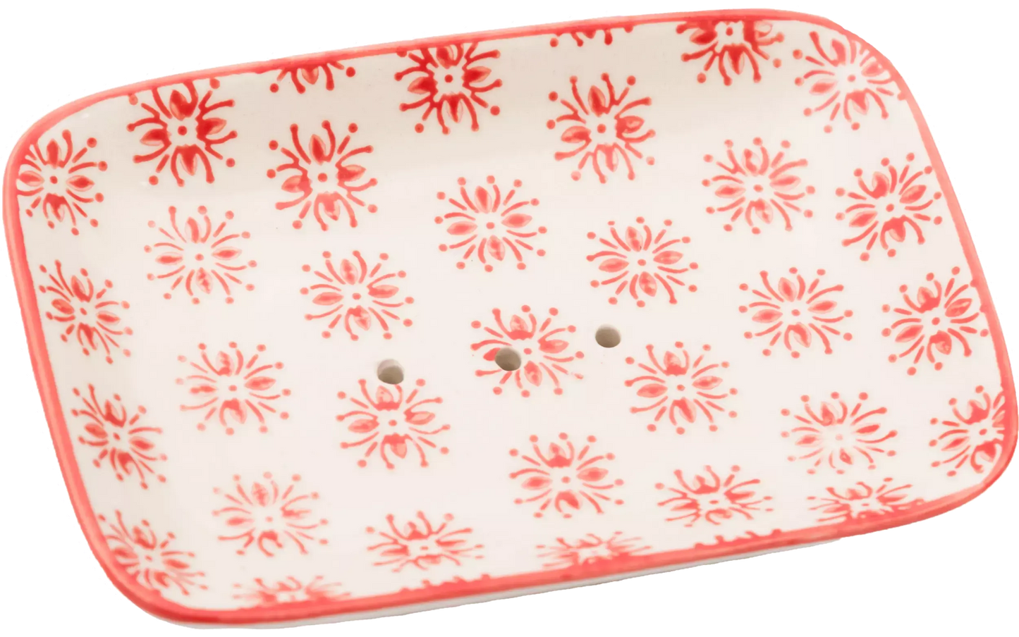 Porte Savon Rectangle Rouge Éffluves Provençales