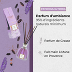 Bouquet Parfumé Patchouli et Tonka 100ml Éffluves Provençales