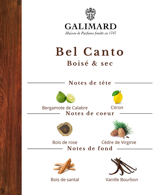 Bel Canto - GALIMARD Éffluves Provençales
