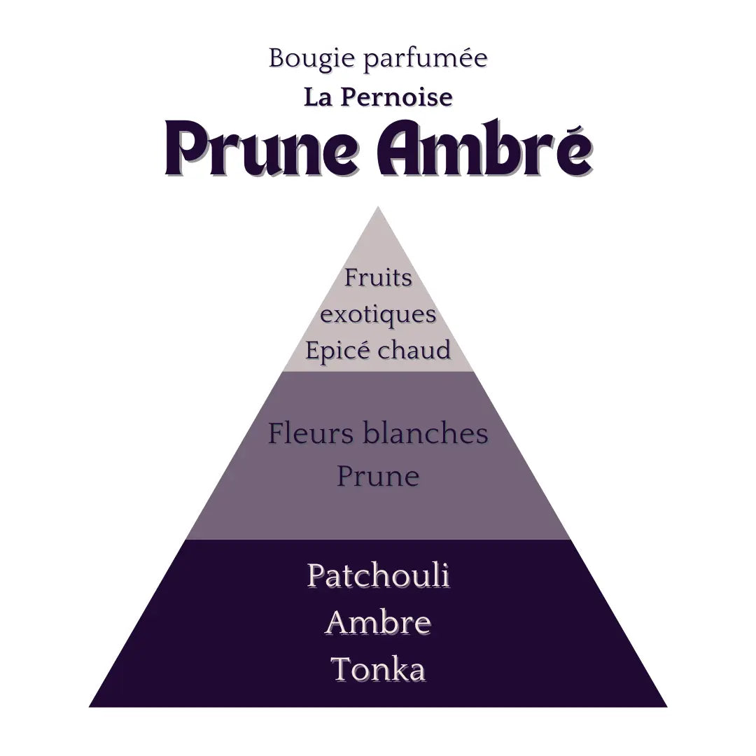 Bougie Prune Ambré 230ml Éffluves Provençales