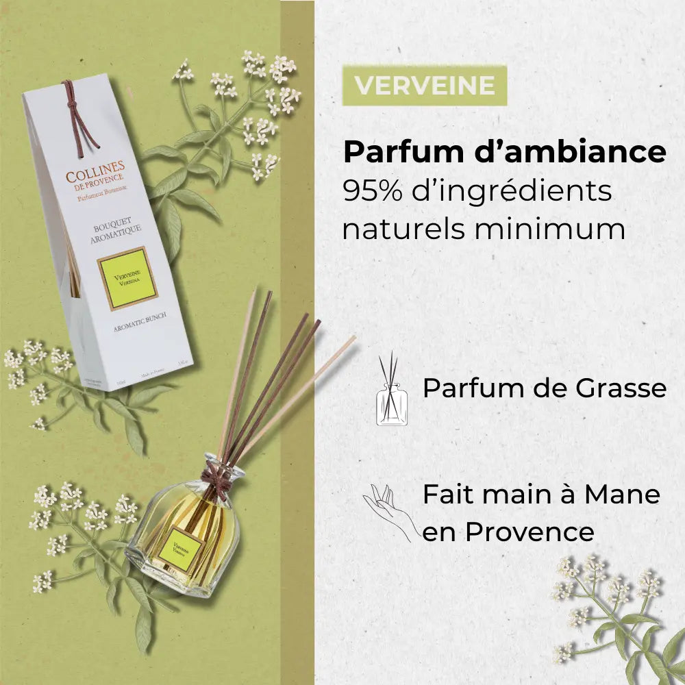 Bouquet parfumé Verveine 100ml Éffluves Provençales