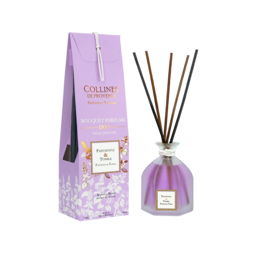 Bouquet Parfumé Patchouli & Tonka 100ml Éffluves Provençales