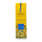 Bouquet parfumé Néroli et Fleur de Coton avec son packaging jaune et bleu