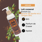 Lait corporel Huile d'Argan BIO 250ml Éffluves Provençales