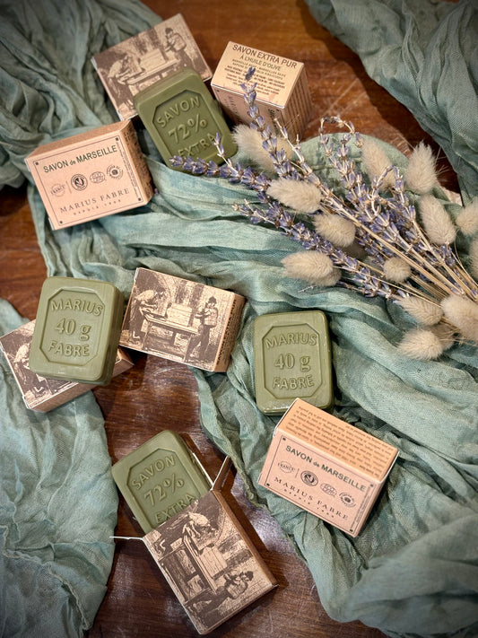 Savon de Marseille 40gr (avec étui) Éffluves Provençales