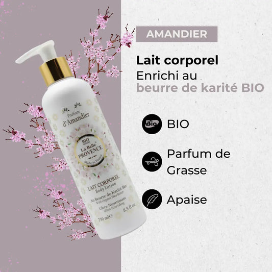 Lait corporel Amandier 250ml Éffluves Provençales