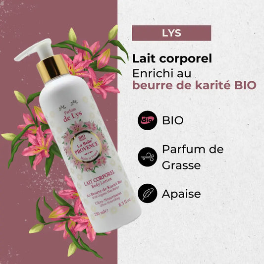 Lait corporel Lys 250ml Éffluves Provençales