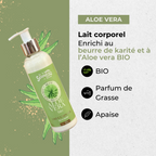 Lait corporel Aloe Vera BIO 250ml Éffluves Provençales