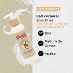 Lait corporel Lait d'ânesse BIO 200ml Éffluves Provençales