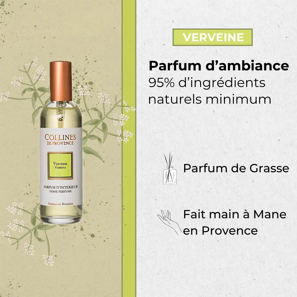 Parfum d’intérieur Verveine 100ml Éffluves Provençales