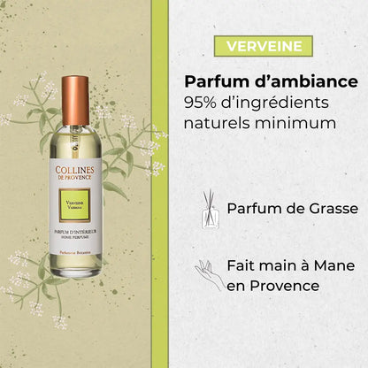 Parfum d’intérieur Verveine 100ml Éffluves Provençales