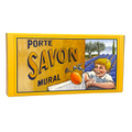 Porte savon mural laiton pour savon écolier Éffluves Provençales
