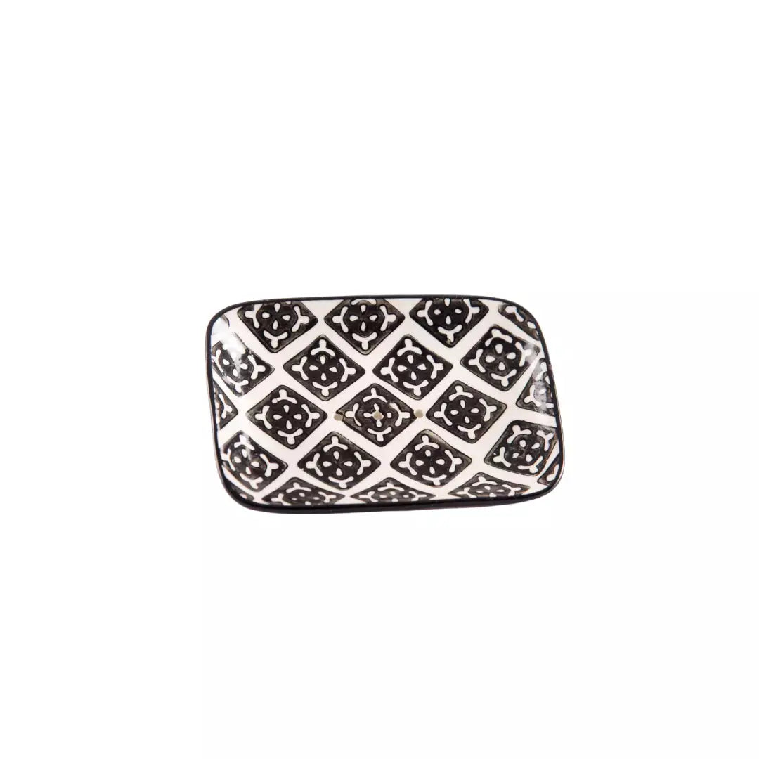 Porte Savon Rectangle Noir Éffluves Provençales