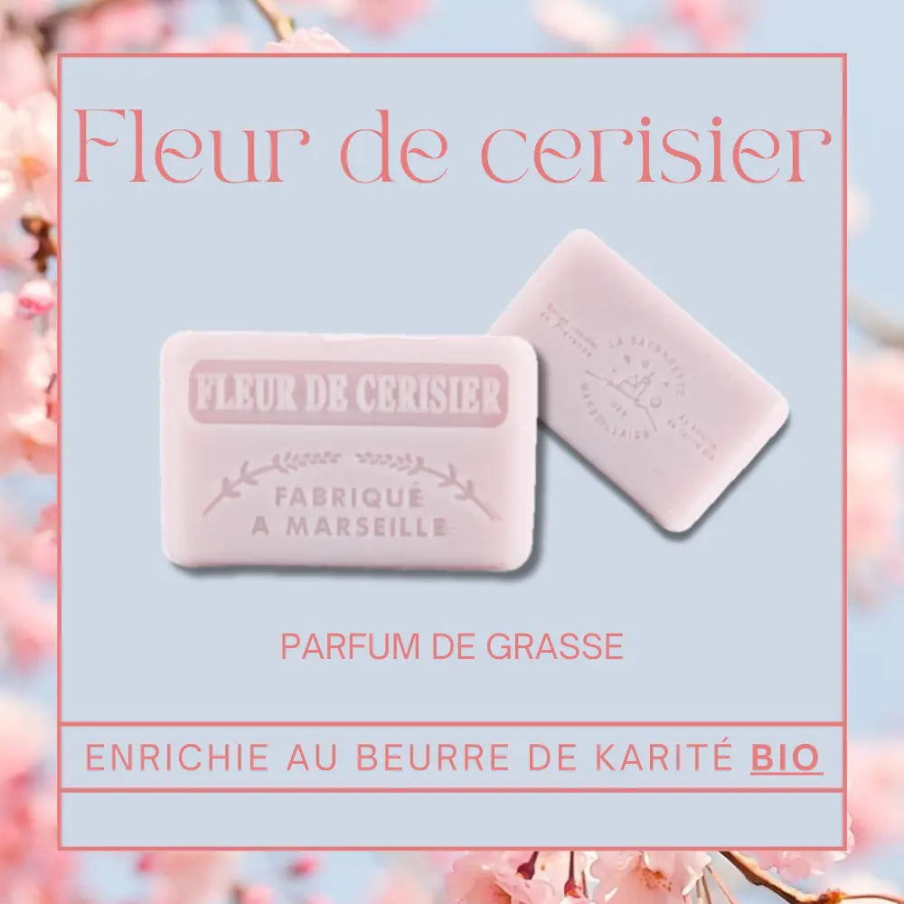 Savon Fleur de cerisier 125gr Éffluves Provençales