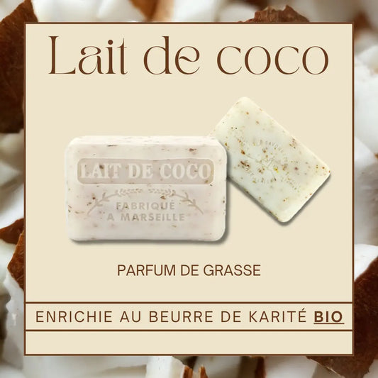 Savon Lait de coco 125gr Éffluves Provençales