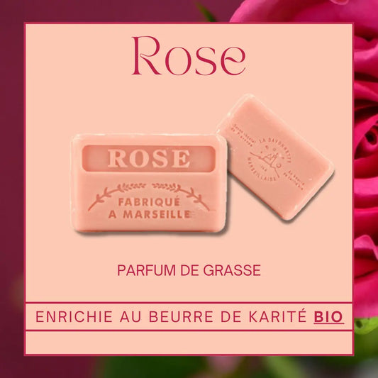 Savon Rose 125gr Éffluves Provençales