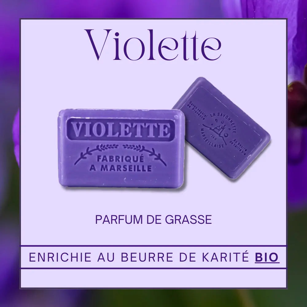 Savon Violette 125gr Éffluves Provençales