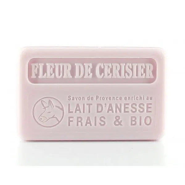 Savon au lait d'ânesse 100gr (Fleur de Cerisier) Éffluves Provençales