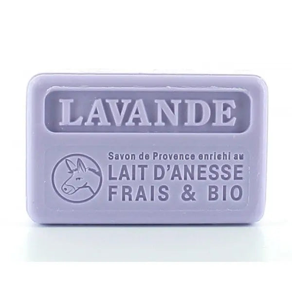 Savon au lait d'ânesse 100gr (Lavande) Éffluves Provençales