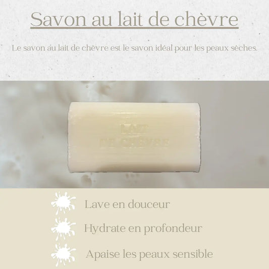 Savon au lait de chèvre 100gr Éffluves Provençales