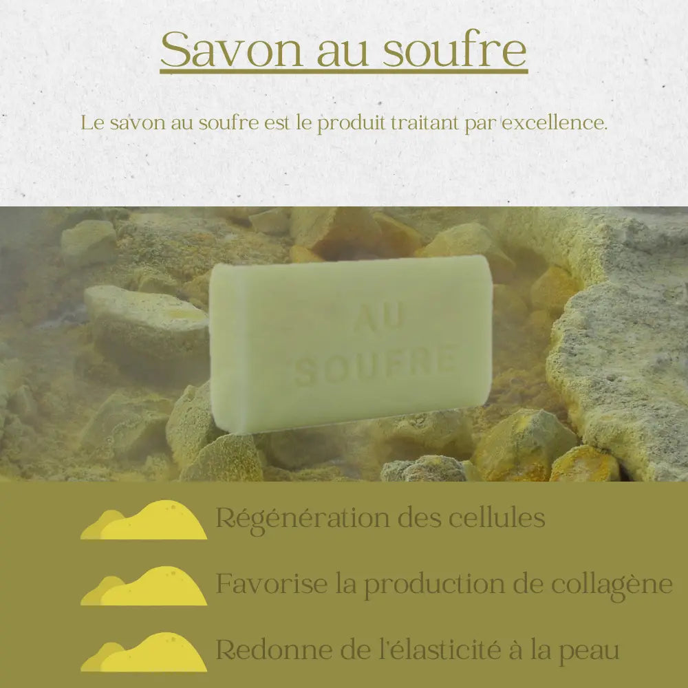 Savon au soufre 100gr Éffluves Provençales