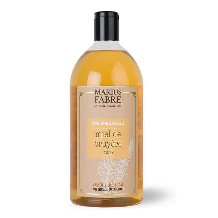 Savon liquide de Marseille Miel de Bruyère, 1L Éffluves Provençales