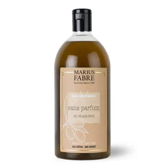 Savon liquide de Marseille non parfumé, 1L Éffluves Provençales