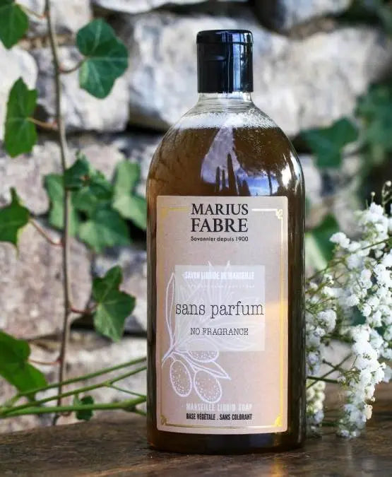 Savon liquide de Marseille non parfumé, 1L Éffluves Provençales