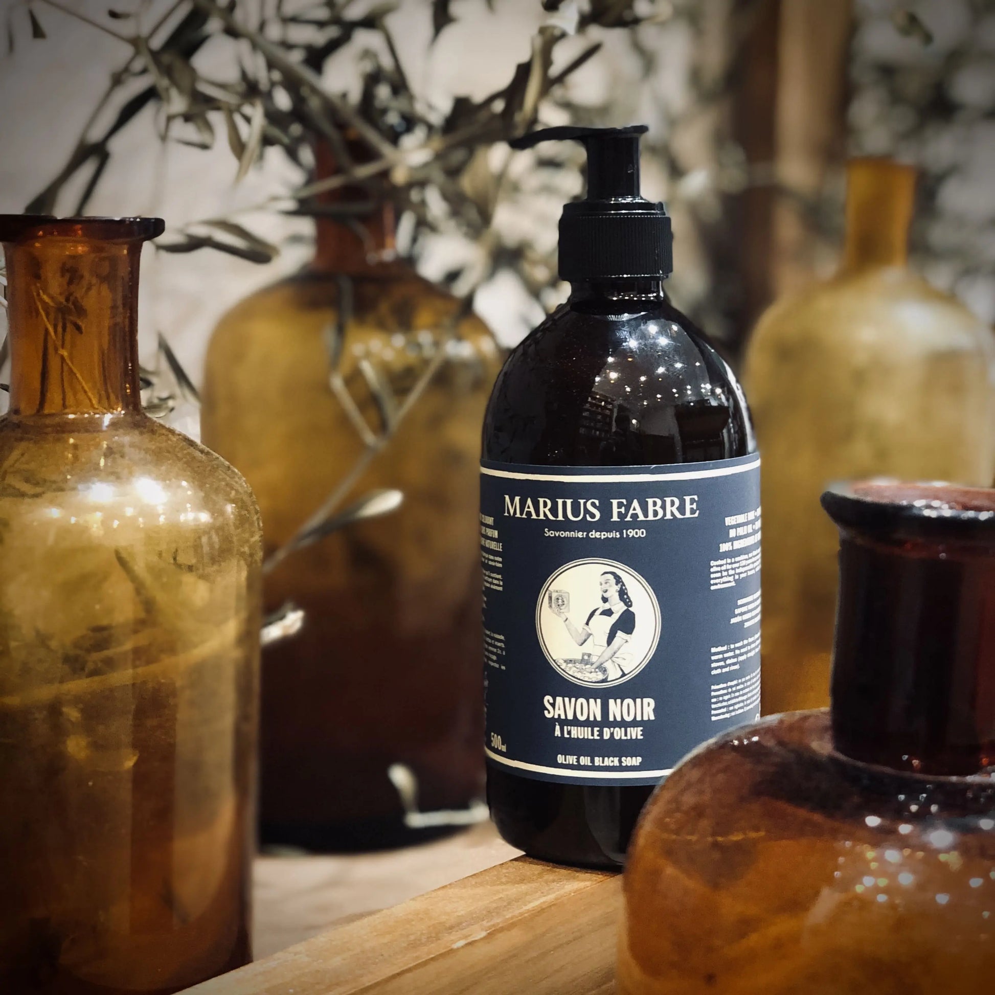 Savon noir liquide à l'huile d'olive, 500 ml Éffluves Provençales