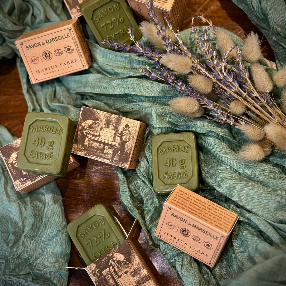 Savon de Marseille 40gr (avec étui) Éffluves Provençales