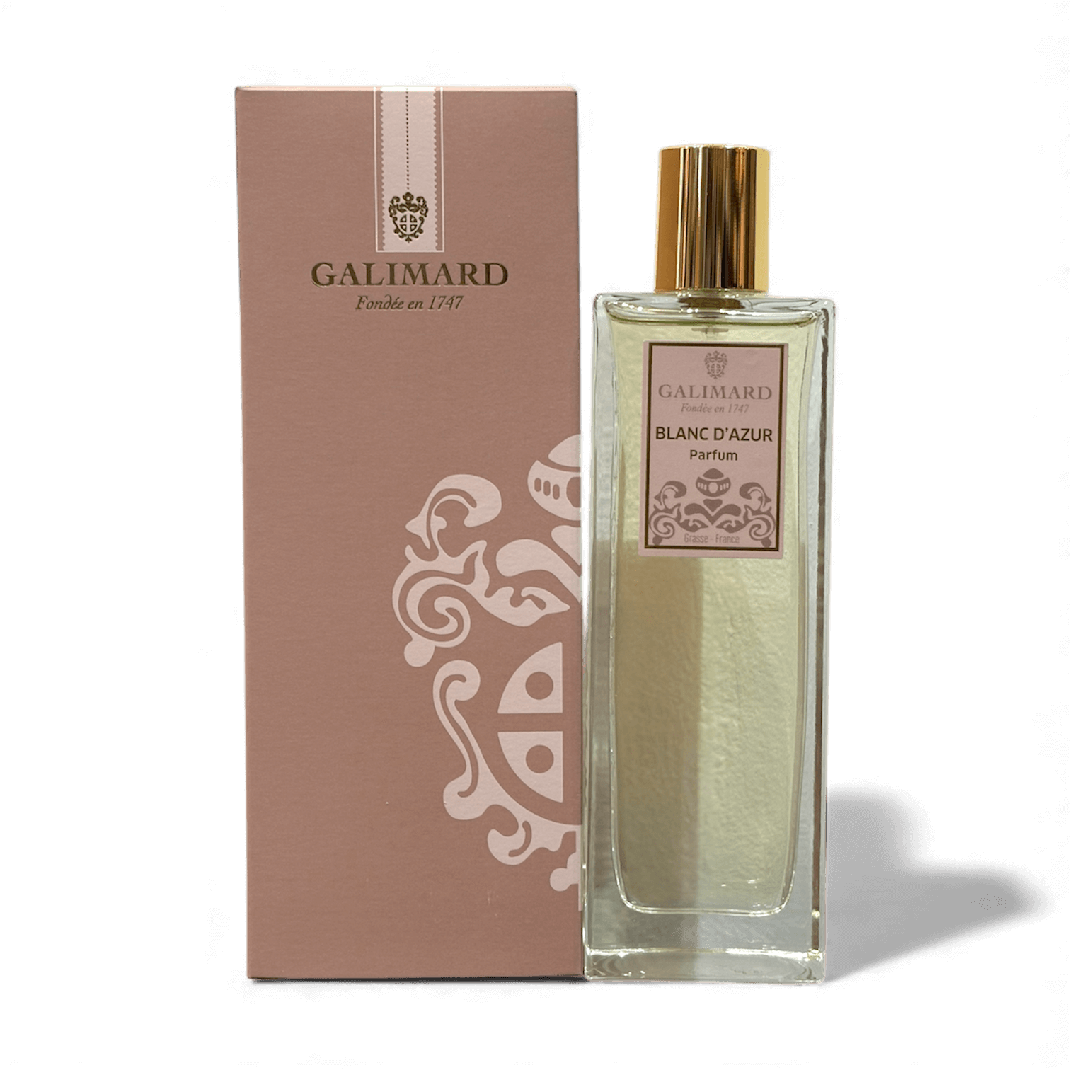 Flacon parfum Blanc d'Azur GALIMARD 100ml mixte