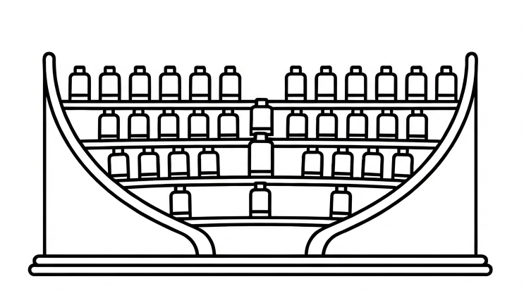 Pictogramme orgue à parfum professionnel 127 notes - Atelier création sur-mesure Sanary