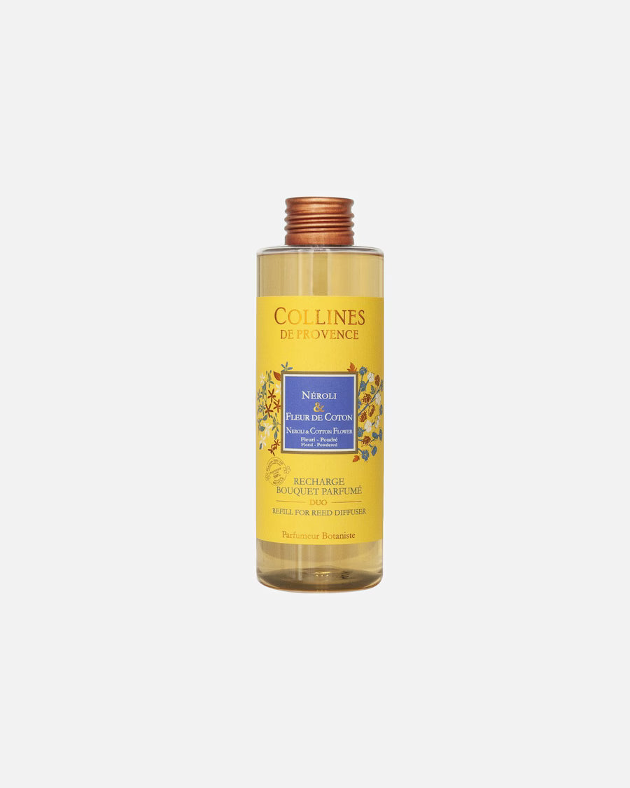 Recharge Bouquet – Néroli & Fleur de Coton 200 ml Éffluves Provençales
